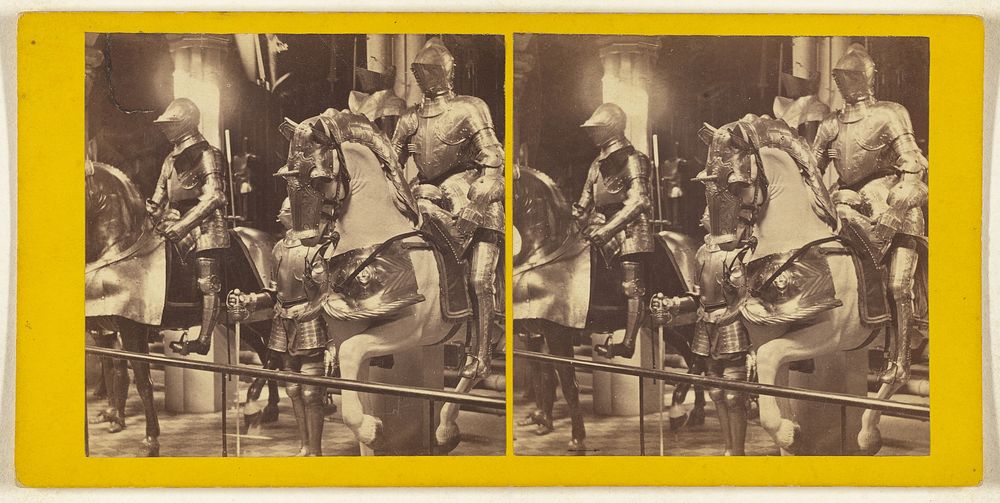 The Tower of London. The Horse Armory...Equestrian figures of Kings and Warriors clad in complete suits of armour of the…