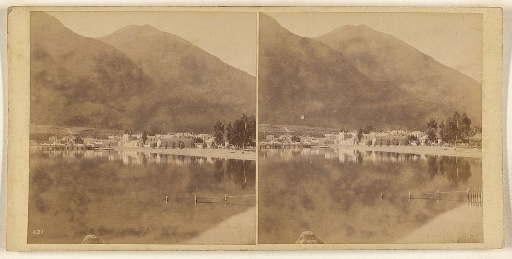 The Lakes. Queenstown. [Otago, New Zealand] by Burton Brothers