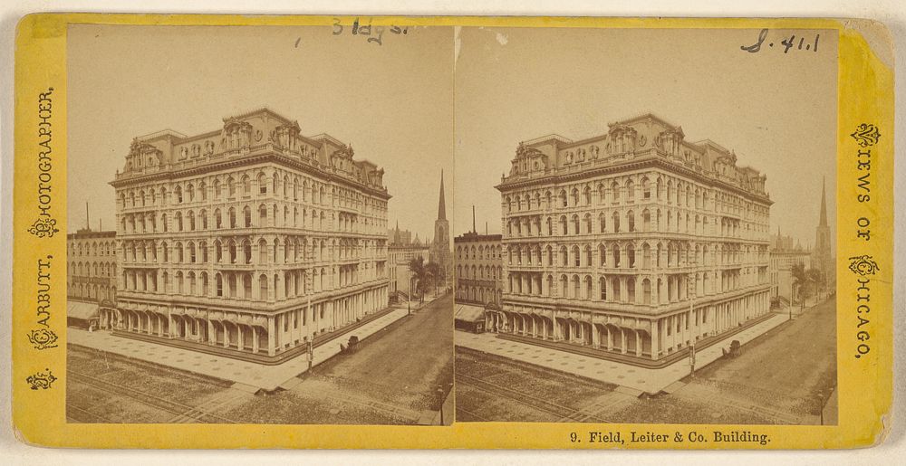 Field, Leiter & Co. Building. [Chicago] by John Carbutt