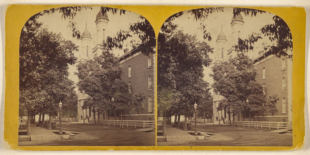 Trinity Church, South Side of Jackson Street Between Wabash Avenue and Michigan Avenue, Chicago by John Carbutt