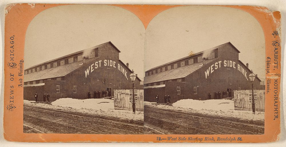 West Side Skating Rink, Randolph St. [Chicago] by John Carbutt