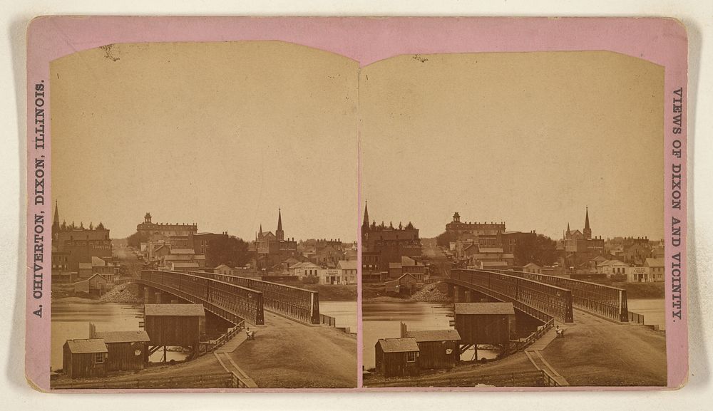 View of Dixon, Illinois by A Chiverton