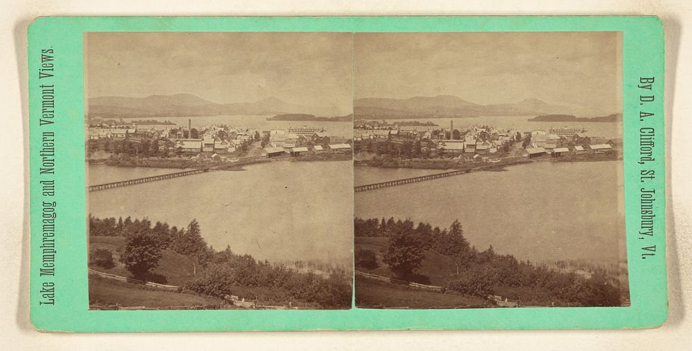 Newport, Vermont, From Pine Hill. by Daniel A Clifford