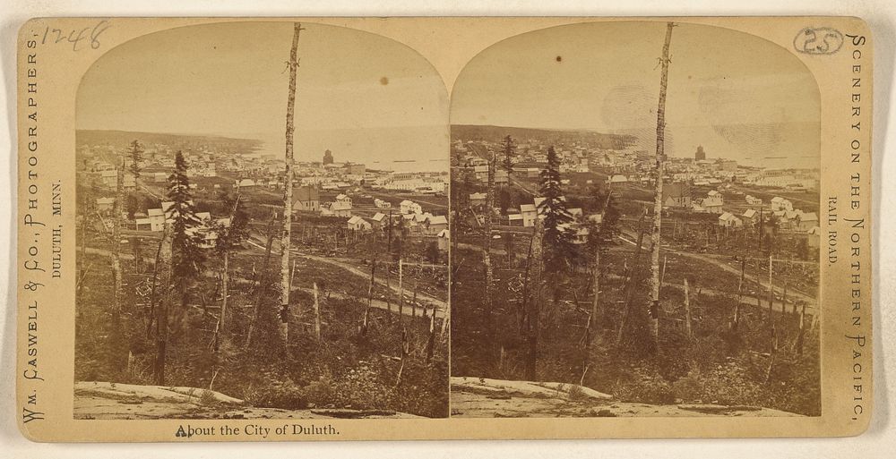 About the City of Duluth. by Caswell and Davy