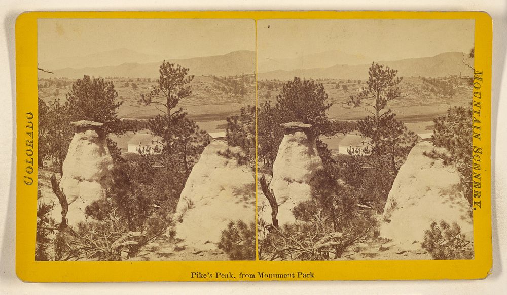 Pike's Peak, from Monument Park by W G Chamberlain