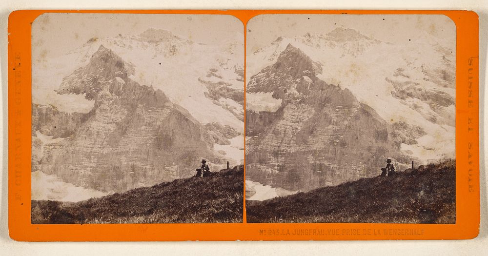 La Jungfrau, Vue Prise de la Wengernalp by Florentin Charnaux