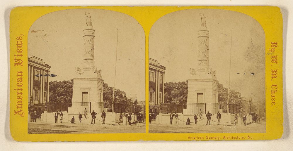 Battle Monument, Washington, D.C. by William M Chase