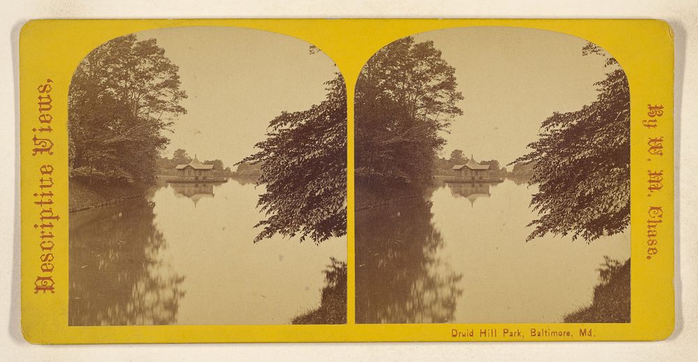 Skating Lake, Druid Hill Park, Baltimore, Maryland by William M Chase