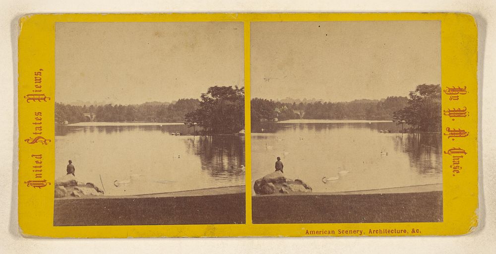 Central Lake [Central Park, New York City] by William M Chase