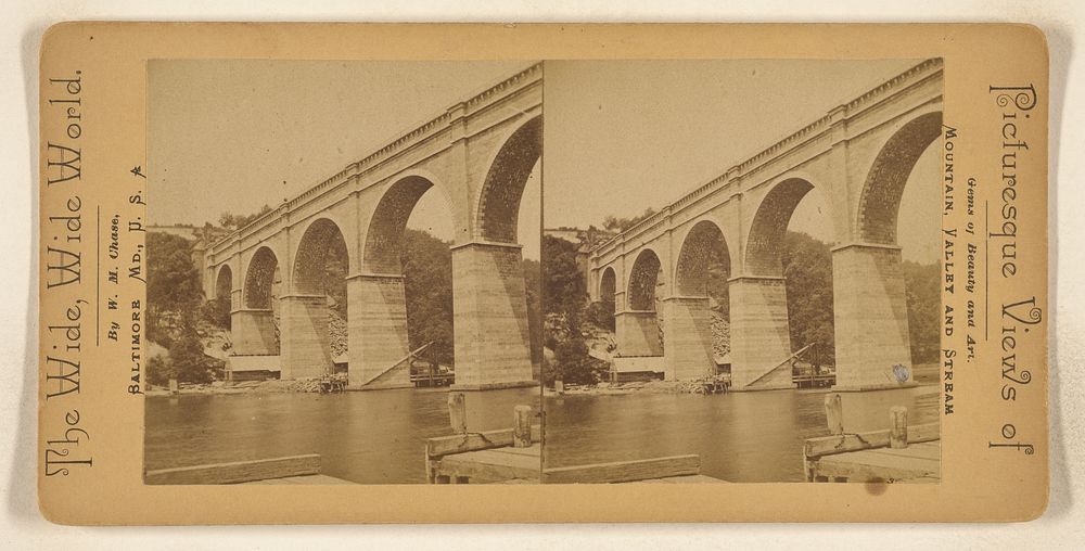 Unidentified viaduct by William M Chase
