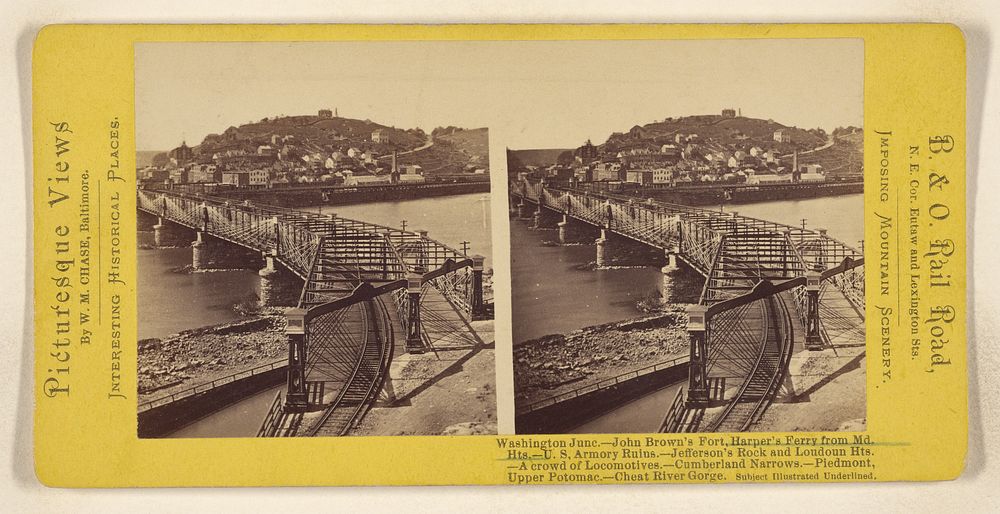 Harper's Ferry from Md. Hts. by William M Chase