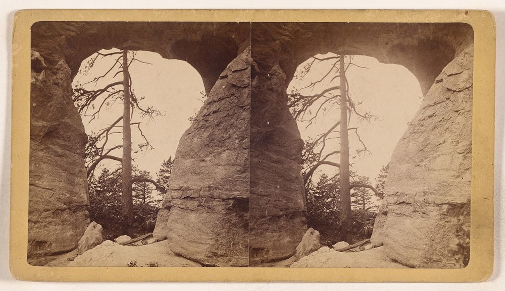 Natural Arch on the Divide Looking West by Joseph Collier