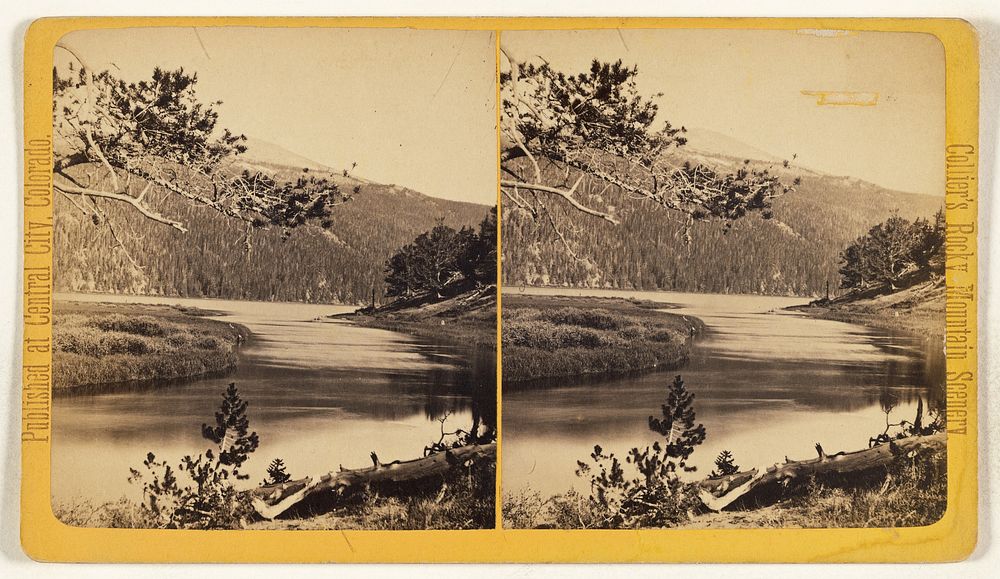 Chambers Lake, Looking West. [Cache-a-la-Poudre, Colorado] by Joseph Collier