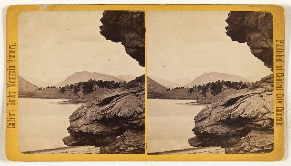 Lake St. Mary, Looking West. [Estes' Park, Colorado] by Joseph Collier