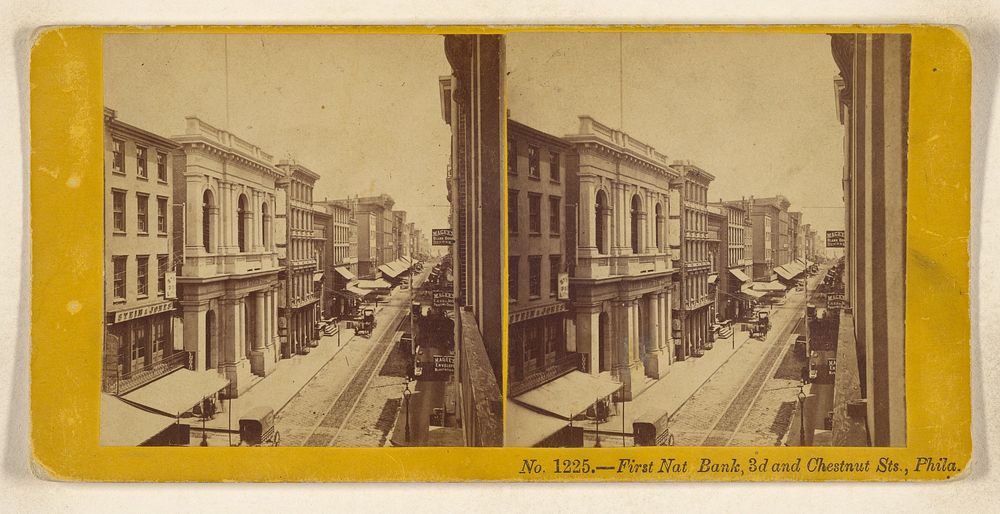 First Nat. Bank, 3d and Chestnut Sts., Phila. by James Cremer