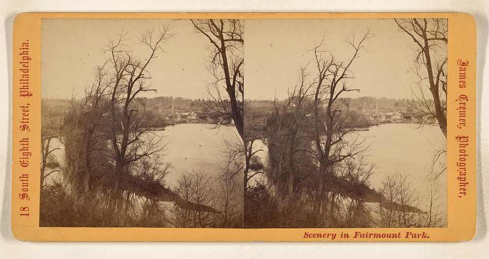 Scenery in Fairmount Park. [North from Sweet Briar, Philadelphia, Pennsylvania] by James Cremer