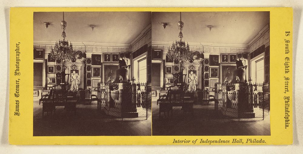 Interior of Independence Hall, Philada. by James Cremer