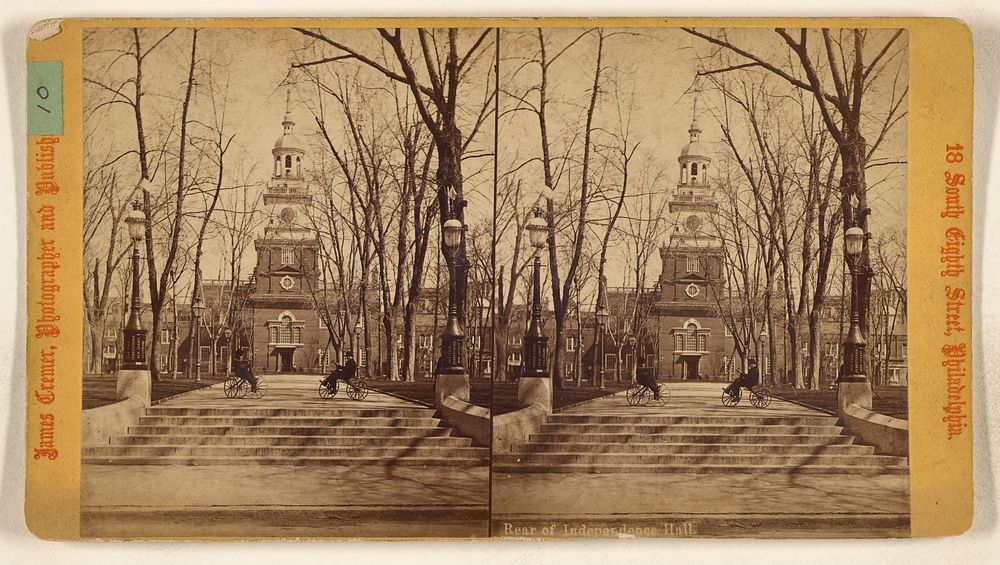 Rear of Independence Hall. by James Cremer