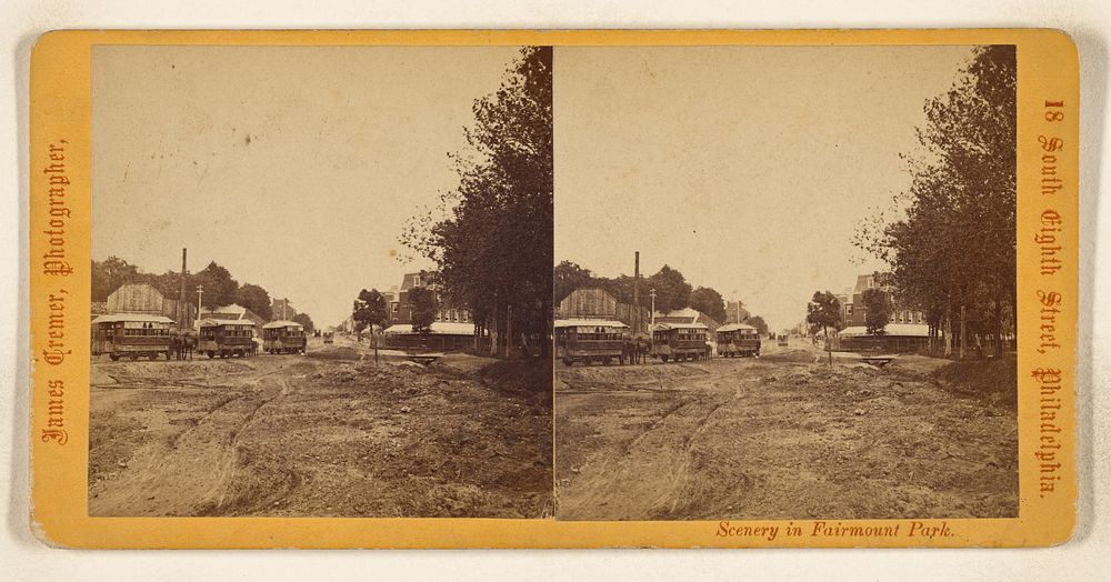 Brown Street or Fairmount Avenue Entrance, Fairmount Park, Philadelphia, Pennsylvania by James Cremer