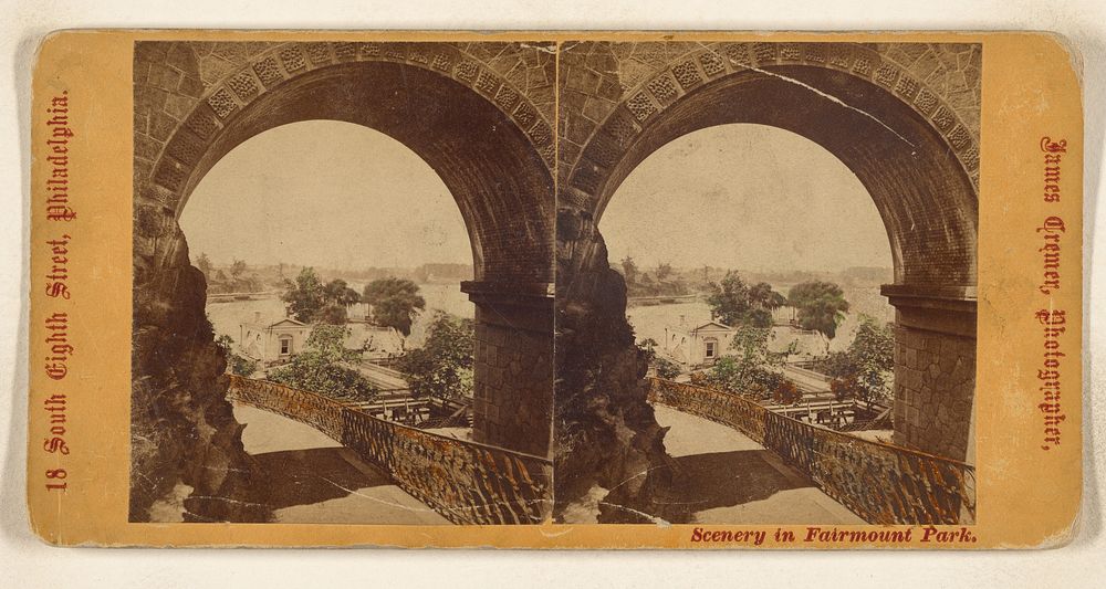 Girard Avenue and Connecting R.R. Bridge, Fairmount Park, Philadelphia, Pennsylvania by James Cremer