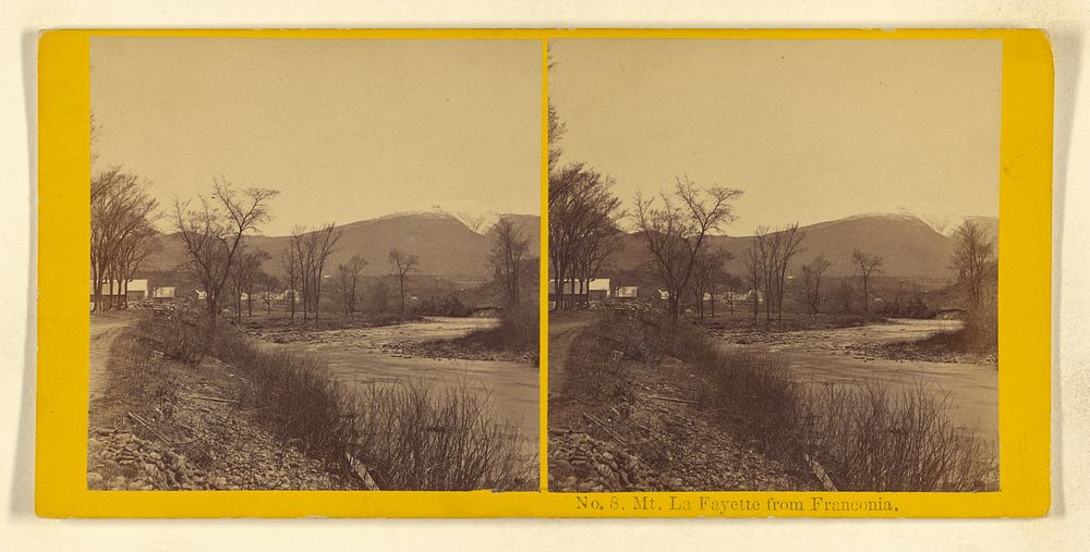 Mt. La Fayette from Franconia. by Benjamin West Kilburn