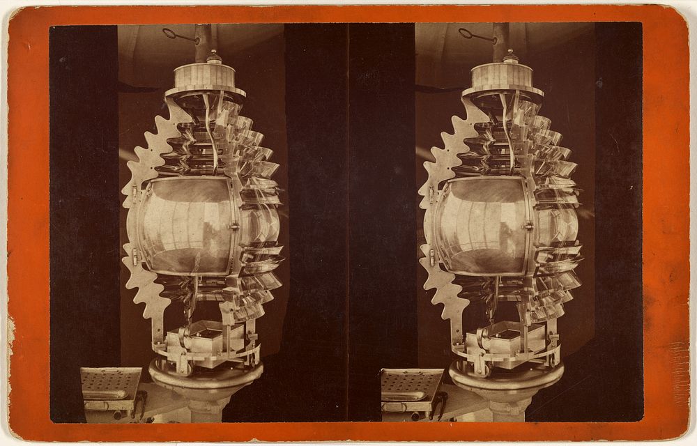 Lens in Light House. [Owl's Head View. Rockland, Mass. and Vicinity] by J P Armbrust and F H Crockett