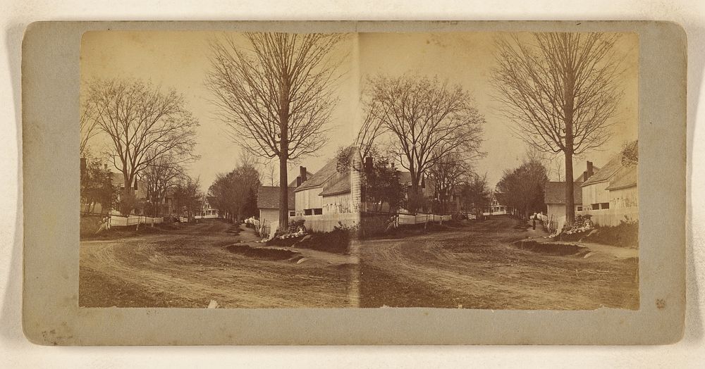 View of either White River Junction, Vermont or Lebanon, New Hamsphire by William W Culver