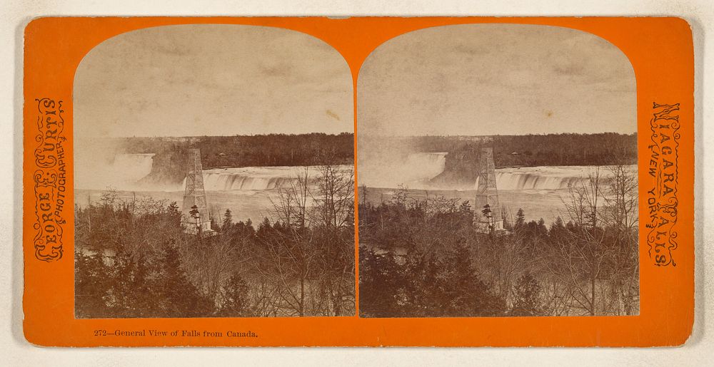 General View of Falls from Canada [Niagara Falls] by George E Curtis