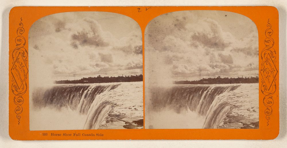 Horse Shoe Fall Canada Side [Niagara Falls, N.Y.] by George E Curtis