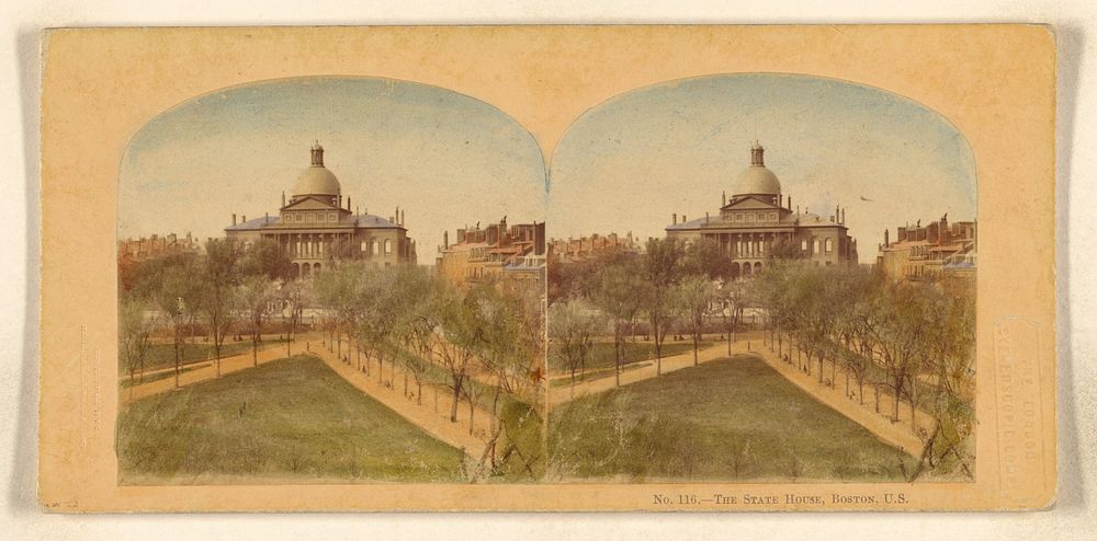 The State House, Boston, U.S. by William England