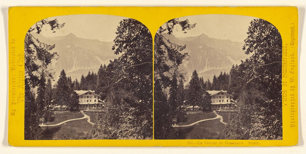 Le Chalet du Griesbach. Suisse. by William England