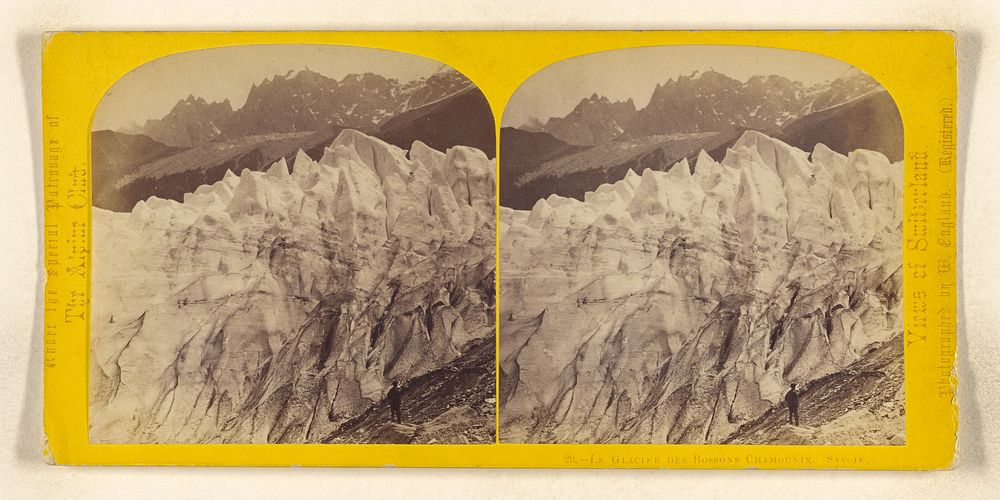 Le Glacier des Bossons Chamounix. Savoie. by William England