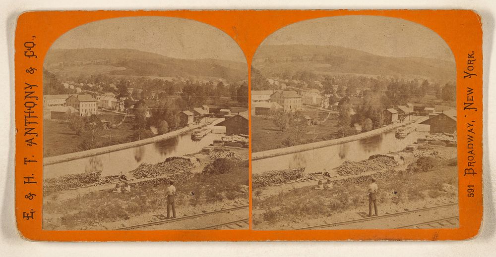 View of Hanowock, Ulster Co., New York by John P Doremus