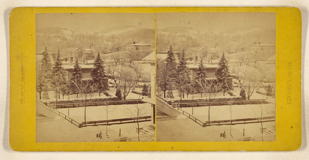Snowy View of Winstead, Connecticut by Thomas M V Doughty