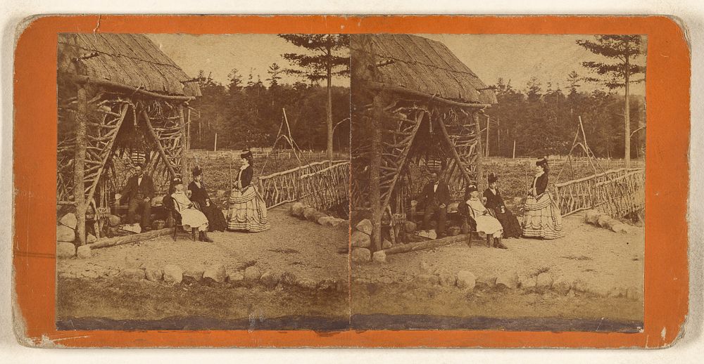 Guests at Crystal Springs, Yates County, New York by Joseph Dunlap Eagles