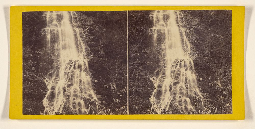 Part of a Waterfall upon Tunguragua, at Banos. ["El Ecuador" (The Equator.)] by Camillus Farrand