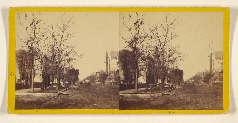 View on Wabash Avenue. by Samuel Montague Fassett