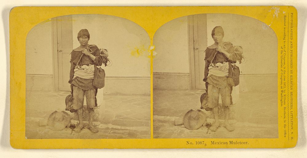 Mexican Muleteer. by Benjamin West Kilburn