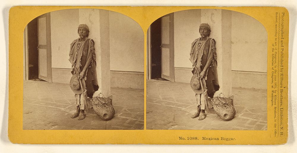 Mexican Beggar. by Benjamin West Kilburn