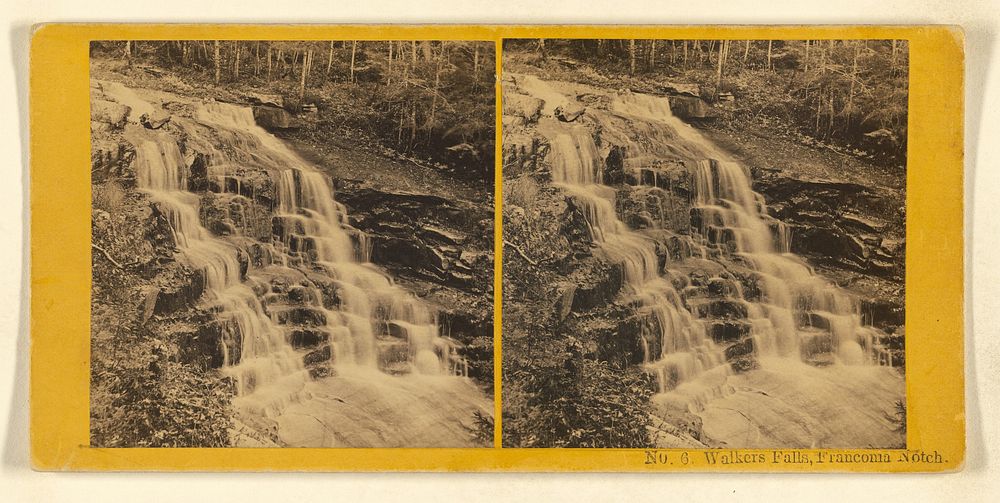 Walkers Falls, Franconia Notch. by Benjamin West Kilburn