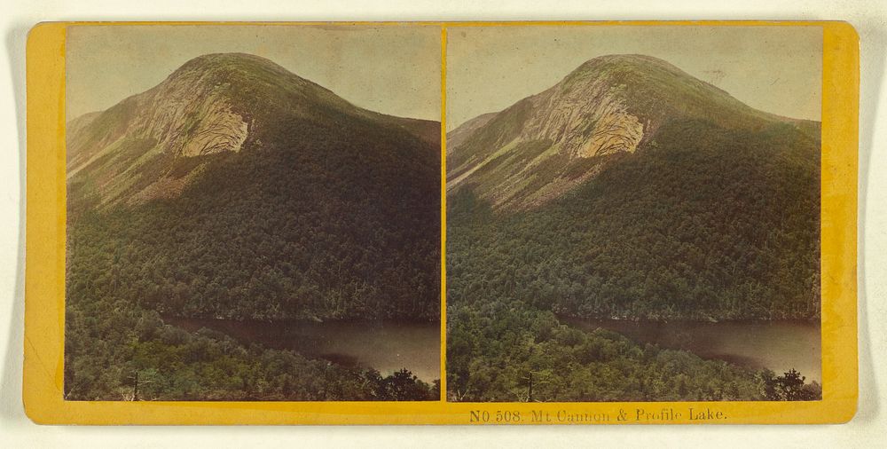 Mt Cannon & Profile Lake. by Benjamin West Kilburn