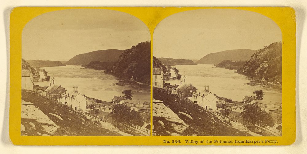 Valley of the Potomac, from Harper's Ferry. by Benjamin West Kilburn