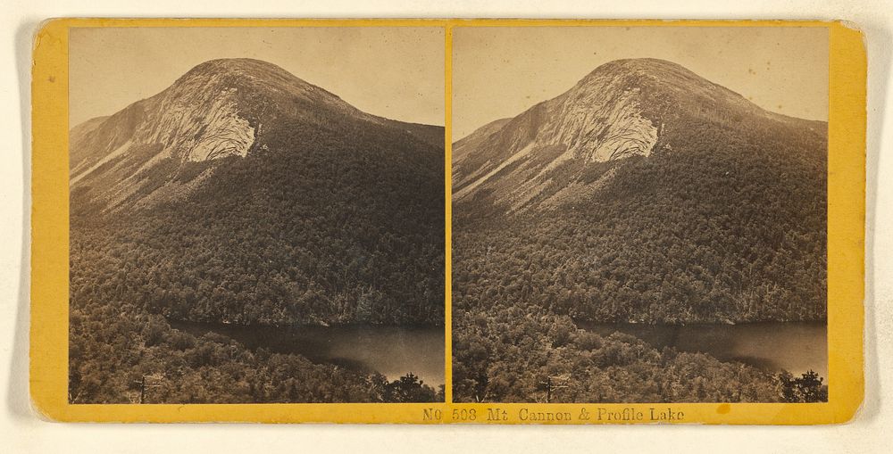 Mt Cannon & Profile Lake by Benjamin West Kilburn