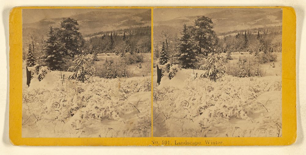 Landscape, Winter. by Benjamin West Kilburn