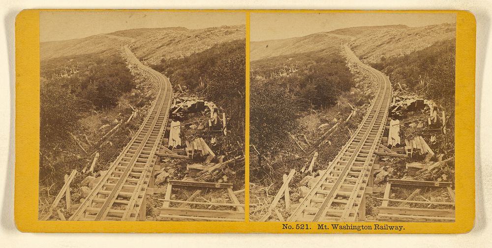 Mt. Washington Railway. by Benjamin West Kilburn