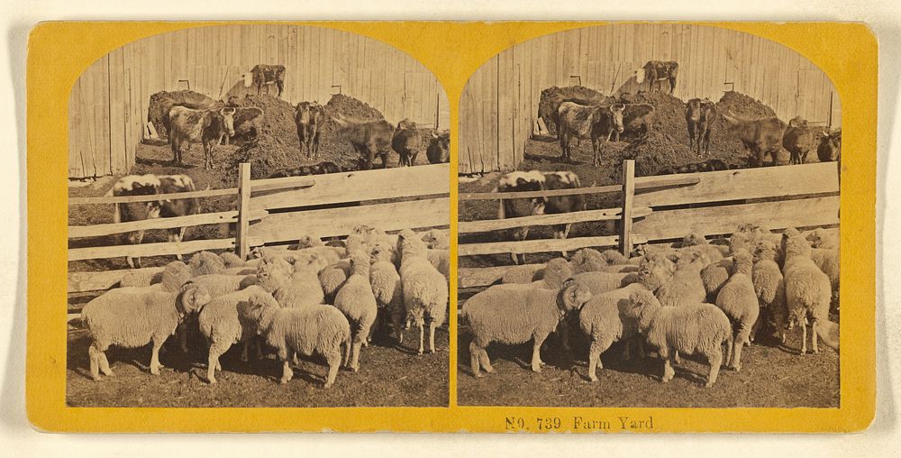 Farm Yard by Benjamin West Kilburn