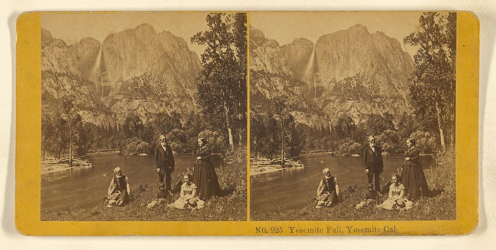 Yosemite Fall, Yosemite Cal. by Benjamin West Kilburn