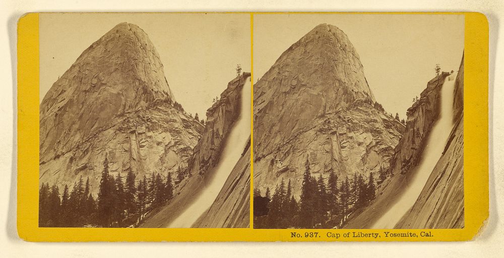 Cap of Liberty, Yosemite, Cal. by Benjamin West Kilburn