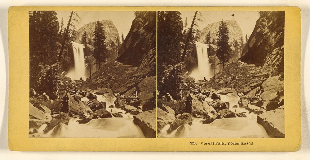 Vernal Falls, Yosemite Cal. by Benjamin West Kilburn