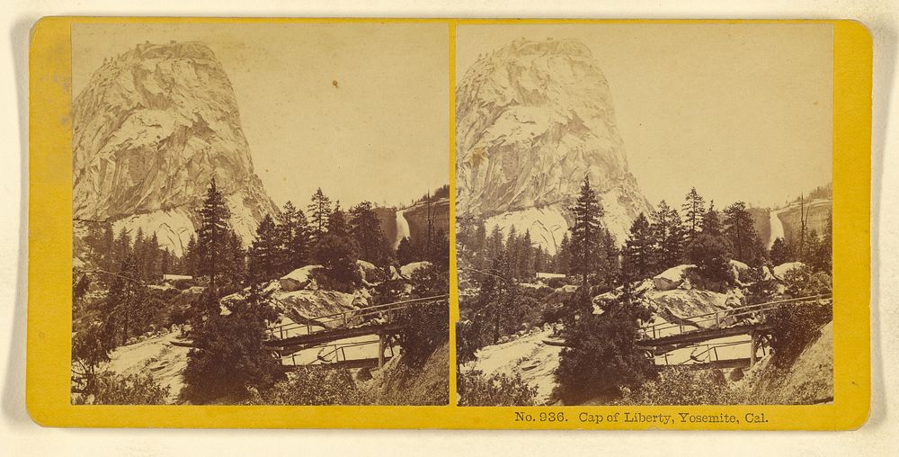 Cap of Liberty, Yosemite, Cal. by Benjamin West Kilburn